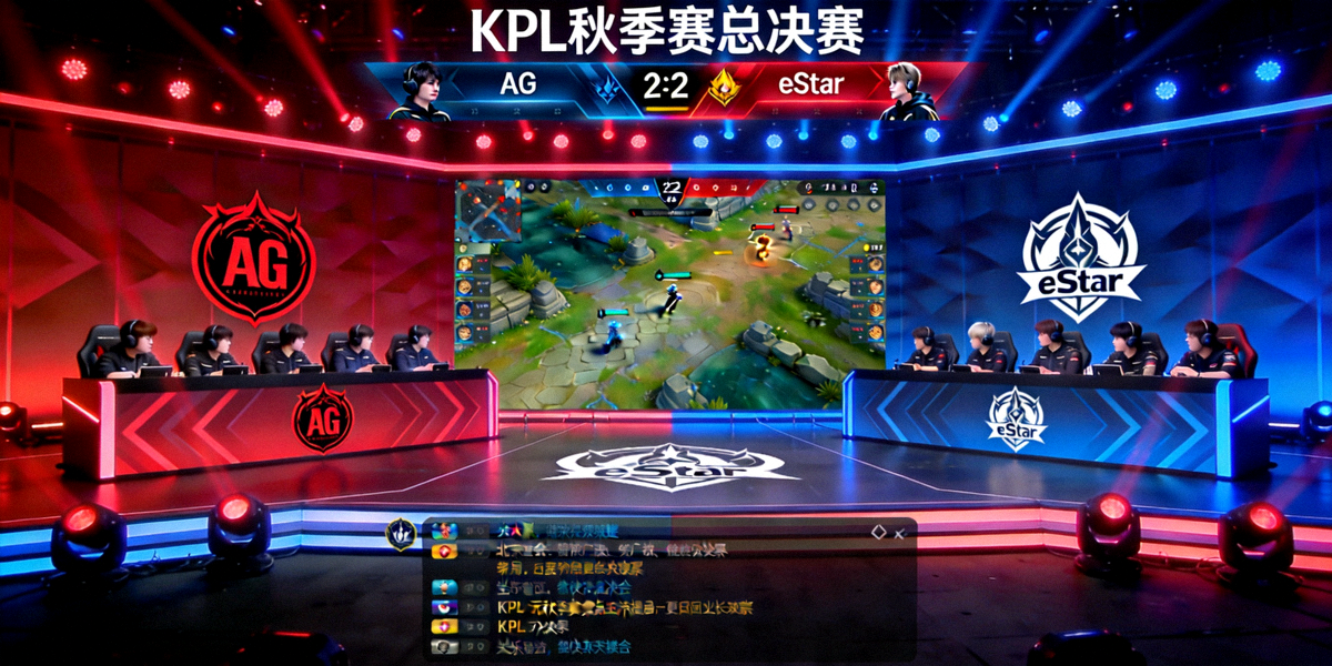 KPL 秋季赛总决赛 AG 对阵 eStar 直播画面